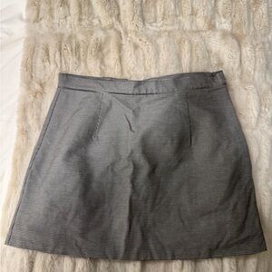 Houndstooth Mini Skirt